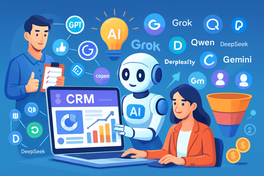 CRM с искусственным интеллектом: как повысить продажи, автоматизировать воронку и удержать клиентов без стресса